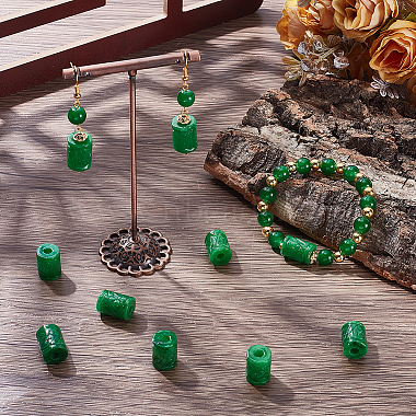 10Pcs Natural Myanmar Jade Beads(G-SP0001-50)-4