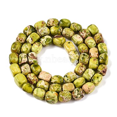 Natural Imperial Jasper Beads Strands(G-N342-62J)-2