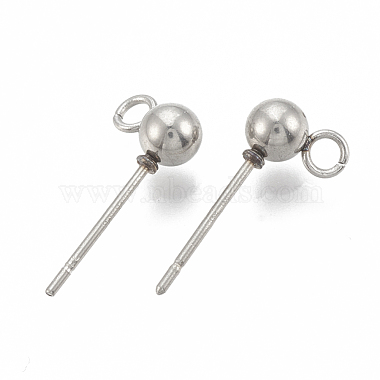 Accesorios para aretes de acero inoxidable que no se deslustran 201(STAS-T031-15)-2