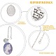 Superfindings – kit de fabrication de colliers et pendentifs photo ovales(DIY-FH0004-62)-5