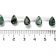 brins de perles de turquoise africaine (jaspe) naturelles teintes(G-Q167-A14-02)-4