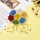 7 Colors Glass Round Seed Beads(SEED-YW0001-24C-01)-5