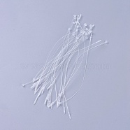 Plastic Cable Ties, Tie Wraps, Zip Ties, Clear, 175x4mm, Wire Size: 0.5mm, about 1000pcs/bag(KY-WH0015-01B)