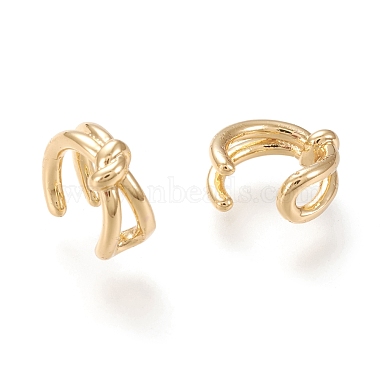 Brass Cuff Earrings(EJEW-F255-05G)-2