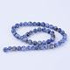 Natural Blue Spot Jasper Beads Strands(G-Q462-12mm-06)-2
