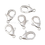 Tarnish Resistant 304 Stainless Steel Lobster Claw Clasps, Parrot Trigger Clasps, Manual Polishing, Stainless Steel Color, 25x16.5x5mm, Hole: 3mm(STAS-AB25)