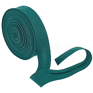 9.8~10m Polycotton Ribbon, for Garment Accessories, Sea Green, 3/4 inch(18mm), about 10.94 Yards(9.8~10m)/Set(OCOR-BC0006-53A)