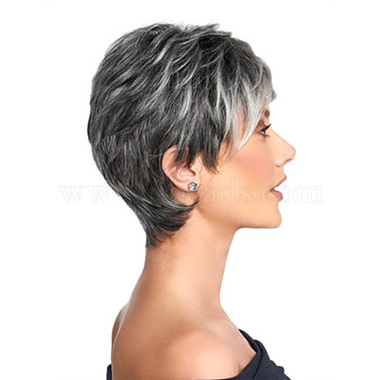 Fashion Ombre Short & Straight Wig(OHAR-L010-050)-5