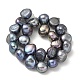 Dyed Natural Cultured Freshwater Pearl Beads Strands(PEAR-A006-09E)-3