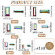 180pcs 6 styles cabochons en strass en verre(RGLA-FG0001-26)-2