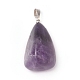 Natural Amethyst Pendants(G-k302-B11)-2