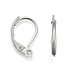 Stainless Steel Color Tone 304 Stainless Steel Leverback Earring Findings(X-STAS-E007-3)-1