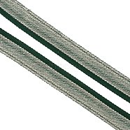 Polyester Book Headbands, for Book Binding Decoration, Sea Green, 1/2 inch(13~15x1mm)(OCOR-WH0068-65E)