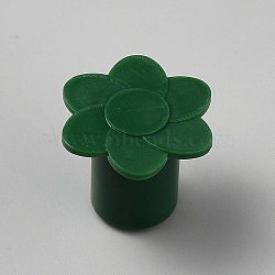 PVC Garden Bamboo Pole Cover, Flower, 26.5x26.5x23mm, Inner Diameter: 14.5mm(AJEW-WH20070-225A)