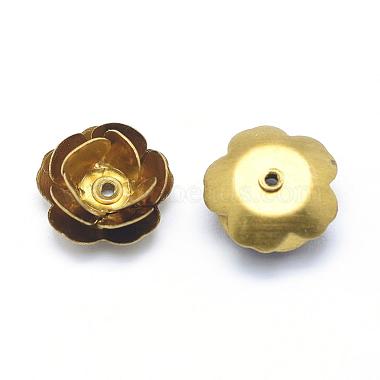 Brass Bead Caps(KK-G319-15C-RS)-3