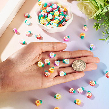 Handmade Polymer Clay Beads(CLAY-TAC0015-04)-6
