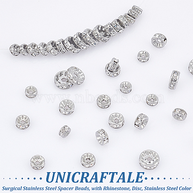 unicraftale 40шт. 4 стиль 316 бусины-проставки из хирургической нержавеющей стали(RB-UN0001-07)-6
