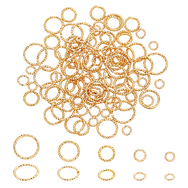 Real 18K Gold Plated Ring Brass Open Jump Rings