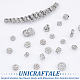 unicraftale 40pcs 4 style 316 perles d'espacement chirurgicales en acier inoxydable(RB-UN0001-07)-6