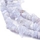Natural Blue Lace Agate Beads Strands(G-O187-02)-3