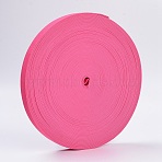 Colored Flat Elastic Rubber Band, Webbing Garment Sewing Accessories, Pale Violet Red, 20mm, 40m/roll(EC-WH0001-28)