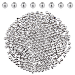 304 Stainless Steel Round Seamed Beads, Stainless Steel Color, 4x4mm, Hole: 1.5mm, 800pcs/box(STAS-DC0015-81A)