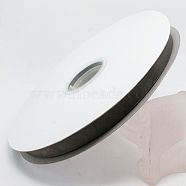 Polyester Organza Ribbon, Gray, 1/2 inch(13mm), 200yards/roll(182.88m/roll)(ORIB-L001-04-017)