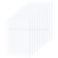 Transparent Acrylic for Picture Frame, Rectangle, Clear, 20.5x15.2x0.07cm, 10pcs/set(DIY-WH0204-82A)