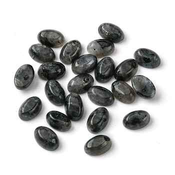 Natural Larvikite Cabochons, Oval, 6x4x2~2.5mm