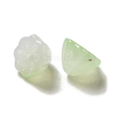 Two Tone Acrylic Beads(OACR-H039-01F)-2