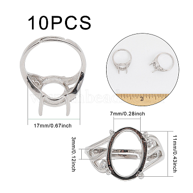 10Pcs Adjustable Brass Finger Ring Components(KK-CA0002-19)-3