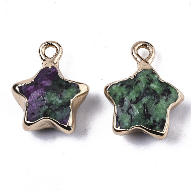 Natural Ruby in Zoisite Pendants(X-G-N326-36G)-2