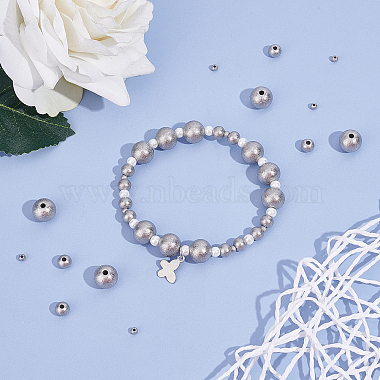 304 Stainless Steel Textured Beads(STAS-UN0014-46P)-5