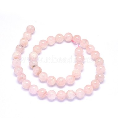 perles naturelles morganite brins(G-F602-12-10mm)-2