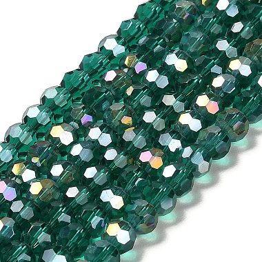 Sea Green Round Glass Beads