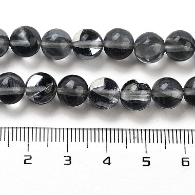 des billes de verre transparentes(GLAA-B022-8mm-16)-4