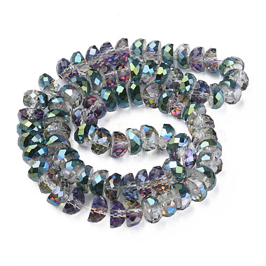 Electroplate Transparent Glass Beads Strands(EGLA-N002-37-D02)-2