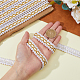 Centipede Braided Polyester Lace Trim(OCOR-WH0092-02A)-4