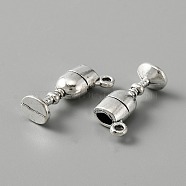 Tibetan Style Alloy Charms, Wine Glass, Antique Silver, 20x9x6mm, Hole: 1.5mm(FIND-CJC0006-13AS)