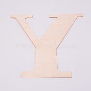 Unfinished Wood Shape, Customizable, Letter, Letter.Y, 29.7x29.9x0.2cm(X-WOOD-WH0109-01Y)