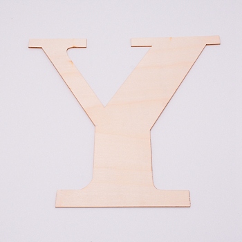 Unfinished Wood Shape, Customizable, Letter, Letter.Y, 29.7x29.9x0.2cm