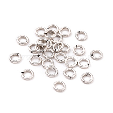 925 Sterling Silver Open Jump Rings(STER-D036-25AS-05)-3