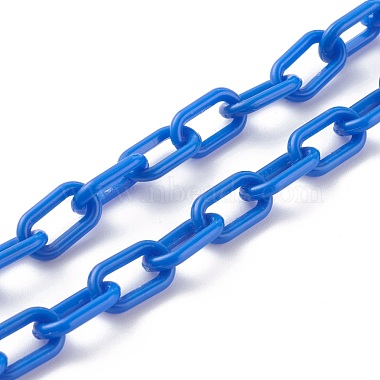 Personalisierte undurchsichtige Acryl-Kabelketten-Halsketten(NJEW-JN03432-01)-3