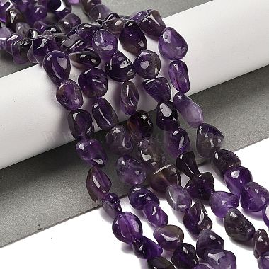 Natural Amethyst Beads Strands(X-G-P497-01E-45)-2