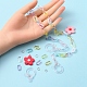 Набор для изготовления ожерелья с подвеской в виде цветка конфеты «сделай сам»(DIY-YW0005-24)-7