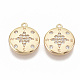Brass Micro Pave Cubic Zirconia Charms(ZIRC-T011-02G-NF)-1