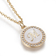 Brass Initial Pendant Necklaces(NJEW-I230-24G-M)-3