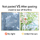 16 Sheets Waterproof PVC Colored Laser Stained Window Film Static Stickers(DIY-WH0314-083)-8