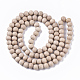 Undyed & Natural Wood Beads Strands(WOOD-T024-036)-2
