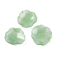 Lotus Leaf Bead Caps, for DIY Jewelry Making, Dark Sea Green, 32~36x33~33.5x4~6mm, Hole: 1.2mm(SACR-A008-07B-02)